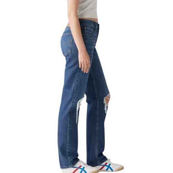 Levi's Denim - Levi’s Low Pro Straight Distressed Jeans Size 30